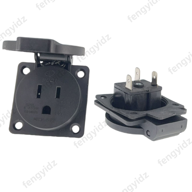 Outdoor Lighting Japan - Negro 125V 15A 20A IP44 CE