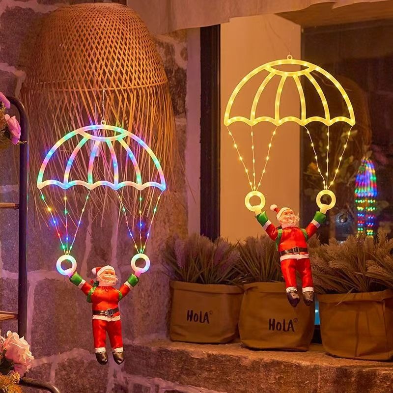 Xmas Outdoor Lighting Decorations - Guirnalda de luces LED con forma