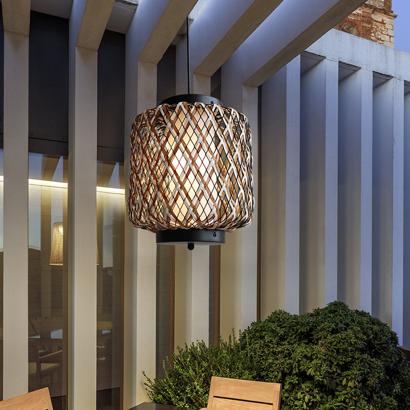 Outdoor Lighting Japan - Nueva lámpara colgante nórdica impermeable para