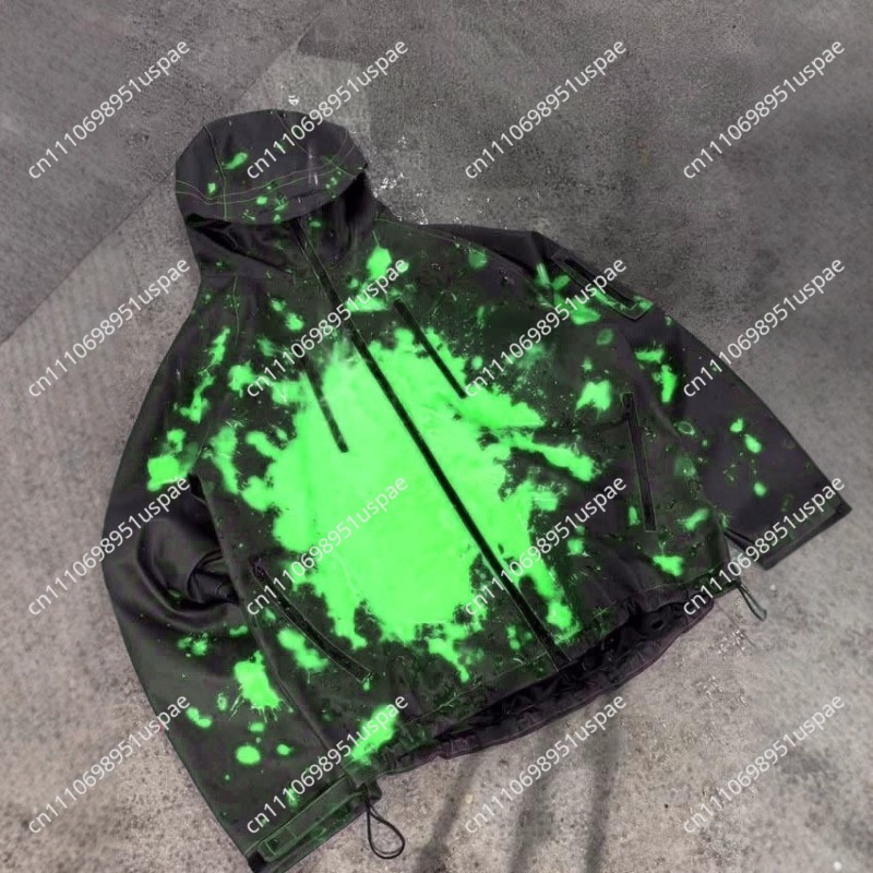 Color Changing Outdoor - Chaqueta Impermeable Termocrómica para Hombre/Mujer, Abrigo