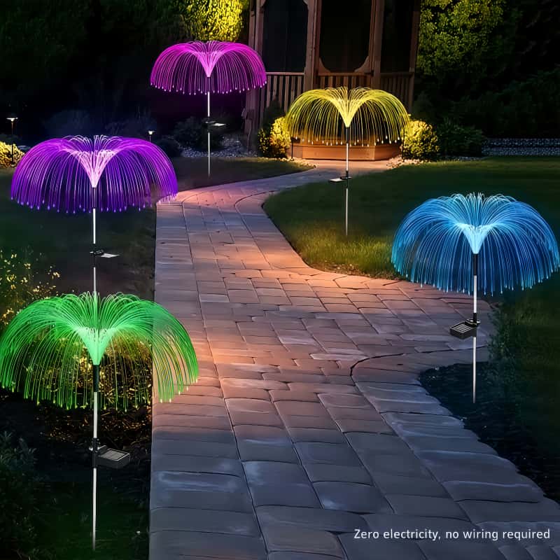 Color Changing Outdoor - 5 luces LED solares con forma