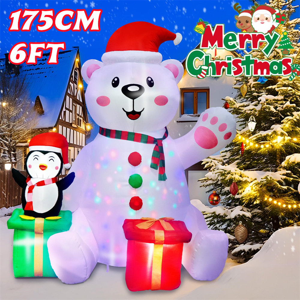 Xmas Outdoor Lighting Decorations - Luces LED de colores integradas de
