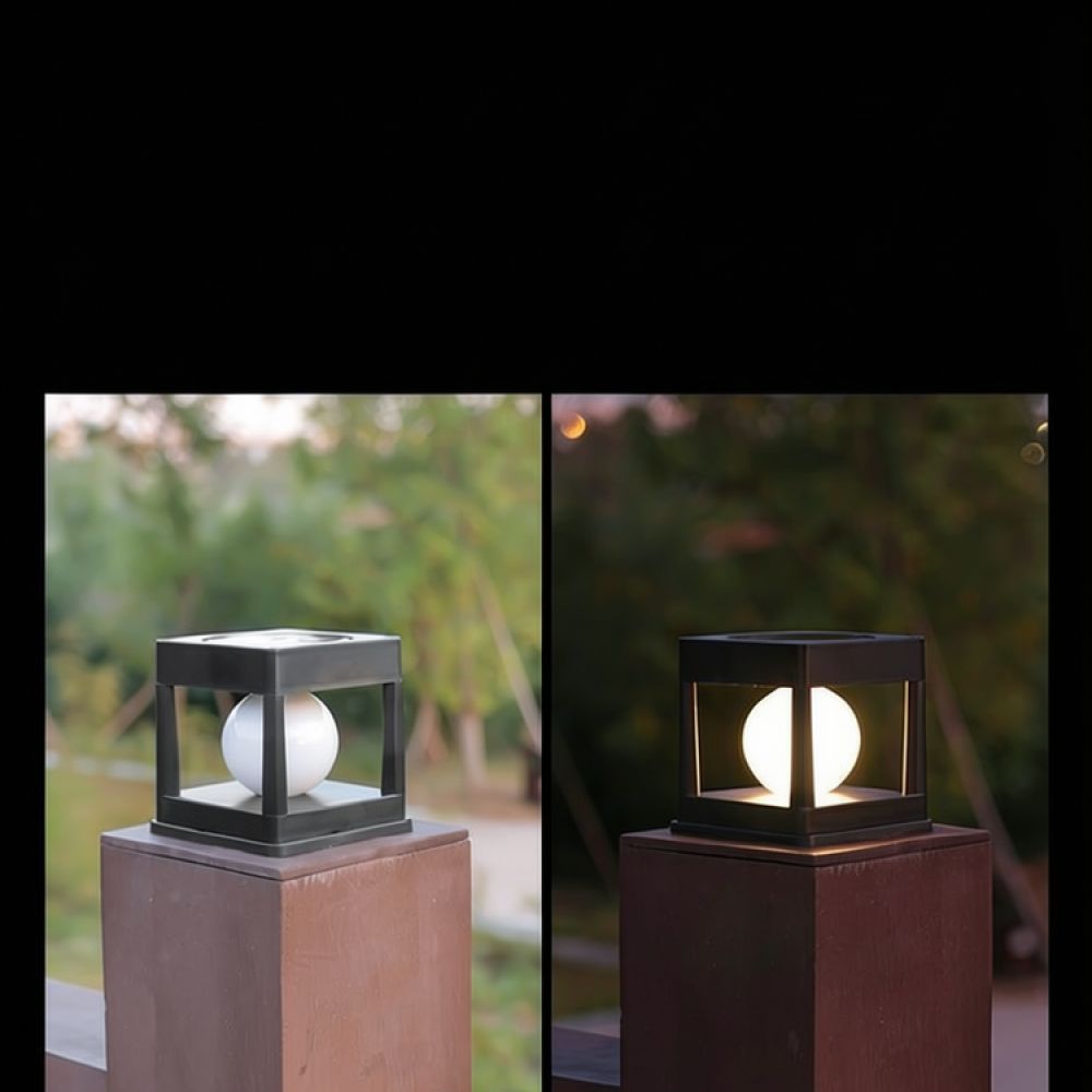 Outdoor Yard Lighting Fixtures - Lámpara solar LED para exteriores, resistente