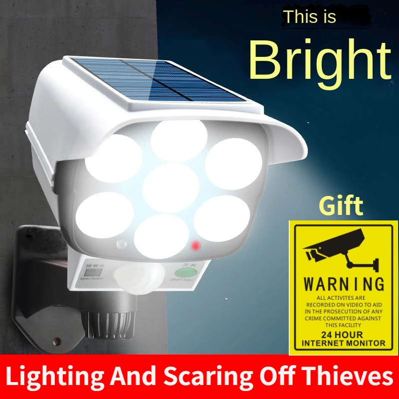 Outdoor Lighting And Camera - Luz Solar para exteriores, Sensor de