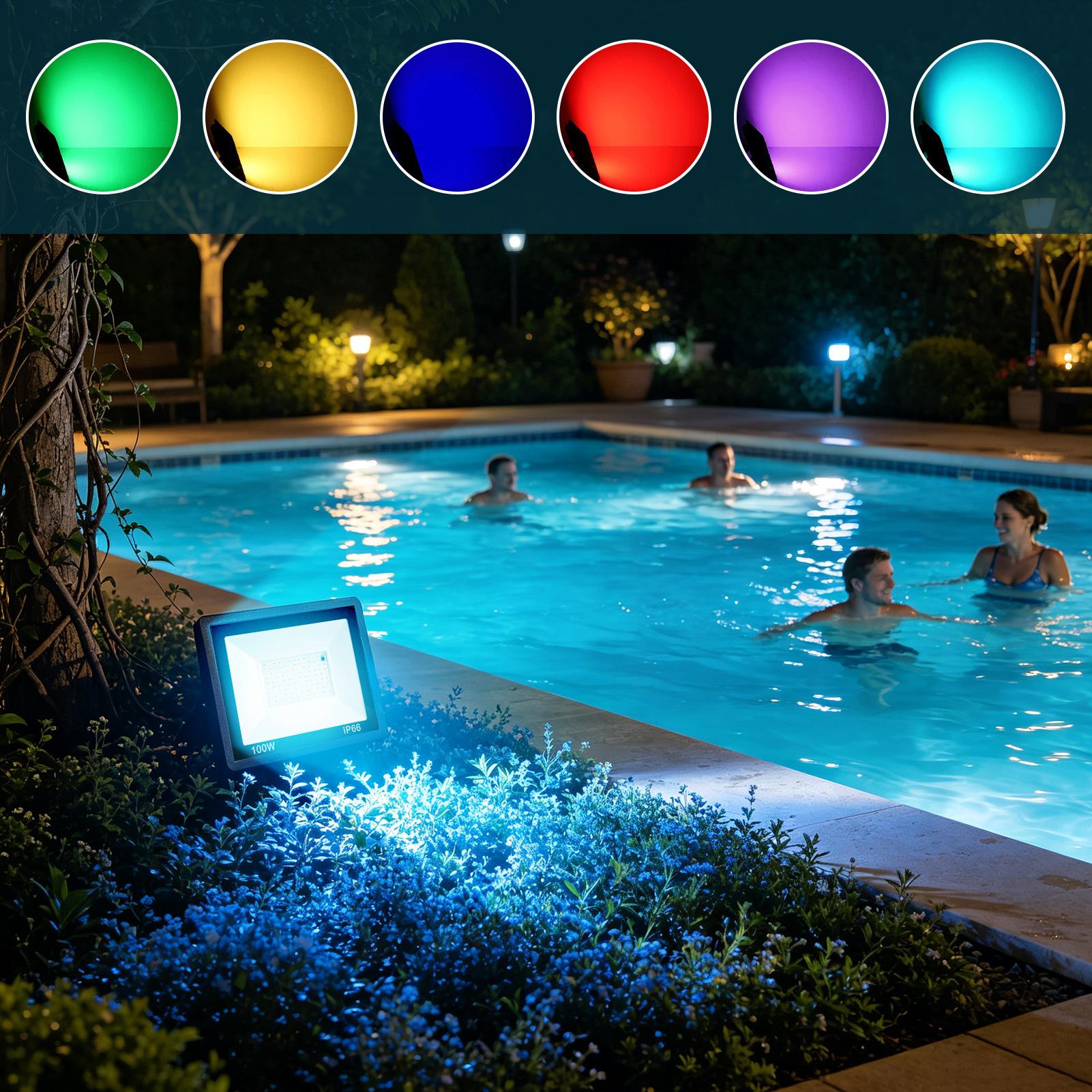 Outdoor Yard Lighting Fixtures - Reflector LED para exteriores con cambio