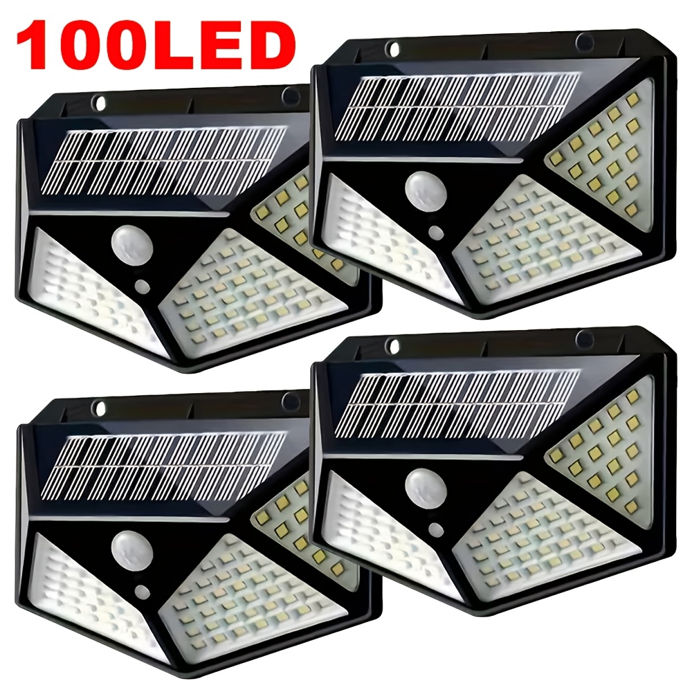 Outdoor Lighting For Fence - Lámpara Solar de Jardín de 100
