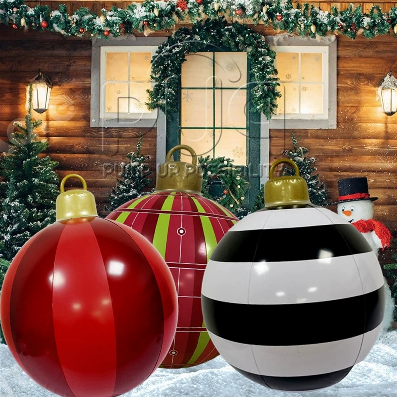Xmas Outdoor Lighting Decorations - Bola Decorativa Inflable de Navidad para