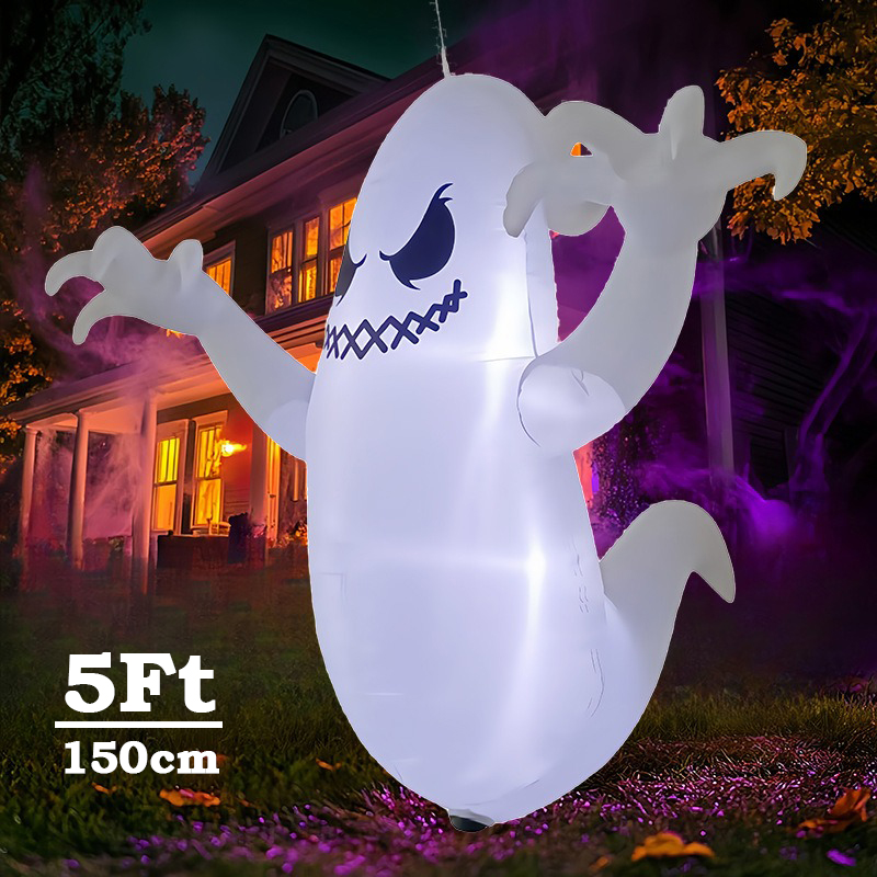 Outdoor Lighting Ideas For Party - Fantasma Inflable de Halloween de 1.5