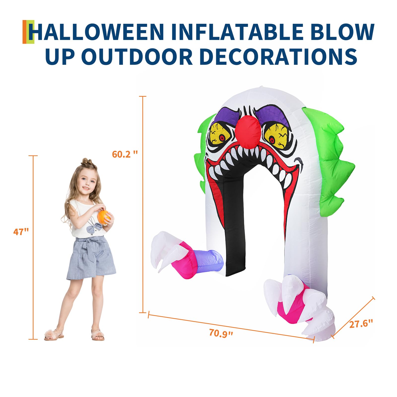 Arco inflable de payaso de Hal - Outdoor Lighting Ideas For Party reseña y precio