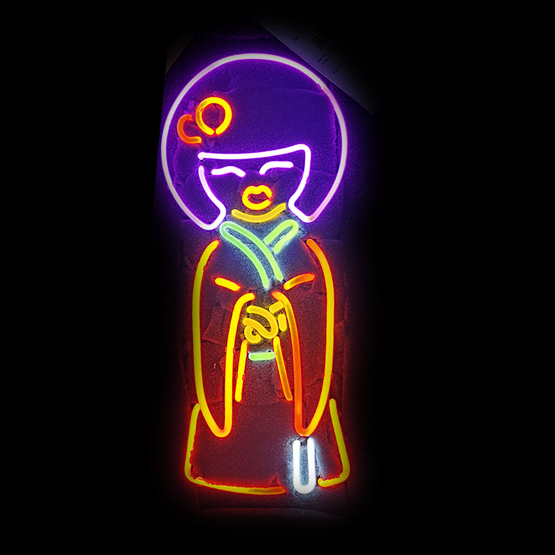 Letrero de neón Japan Girl in  - Outdoor Lighting Japan reseña y precio