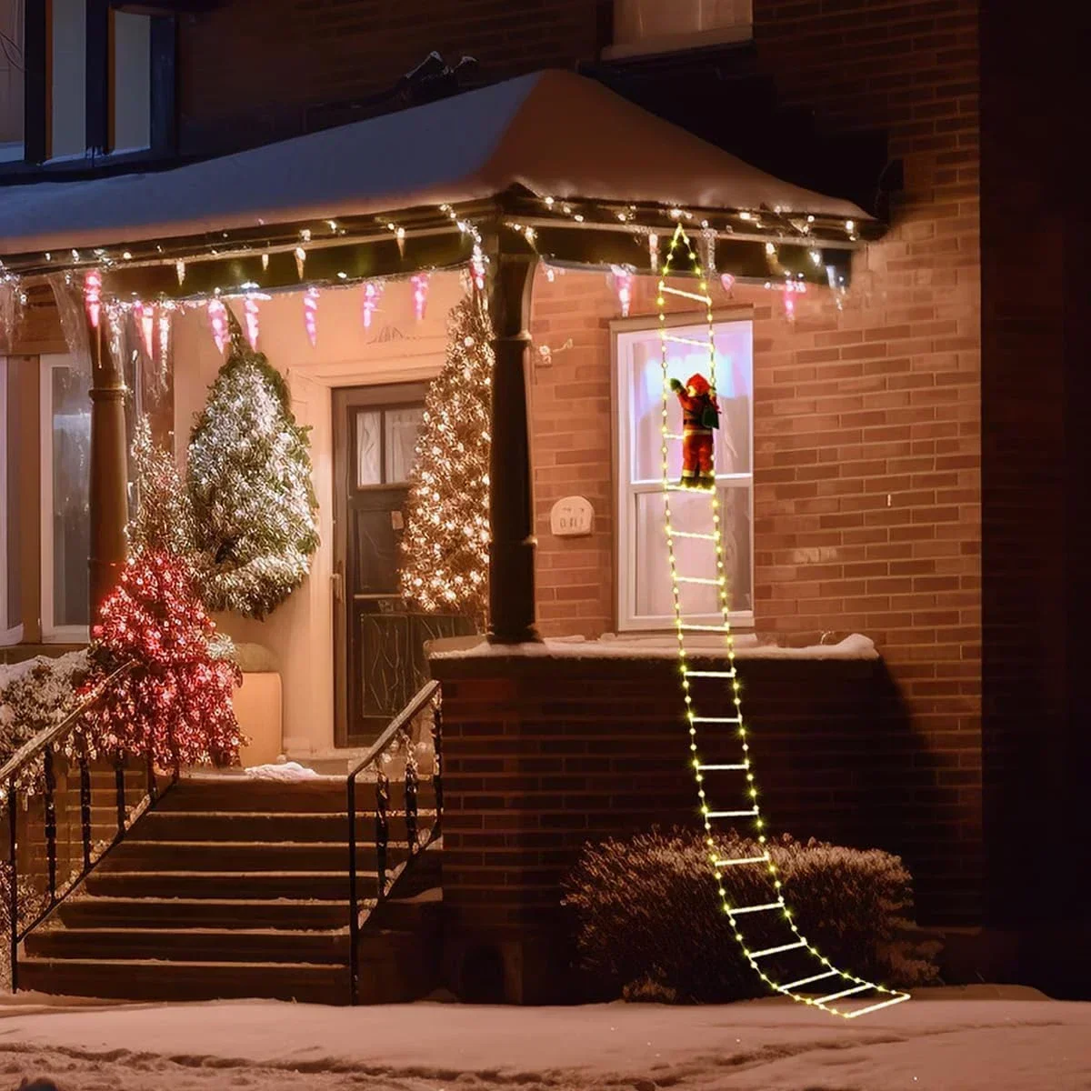 Luz LED de escalera para decor - Xmas Outdoor Lighting Decorations reseña y precio