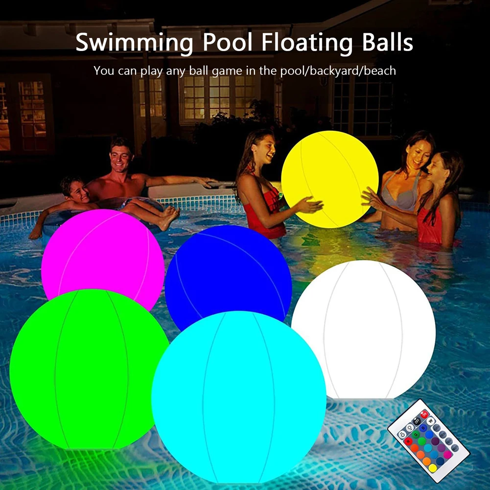 Pelota de playa inflable para  - Outdoor Lighting Around Pool reseña y precio