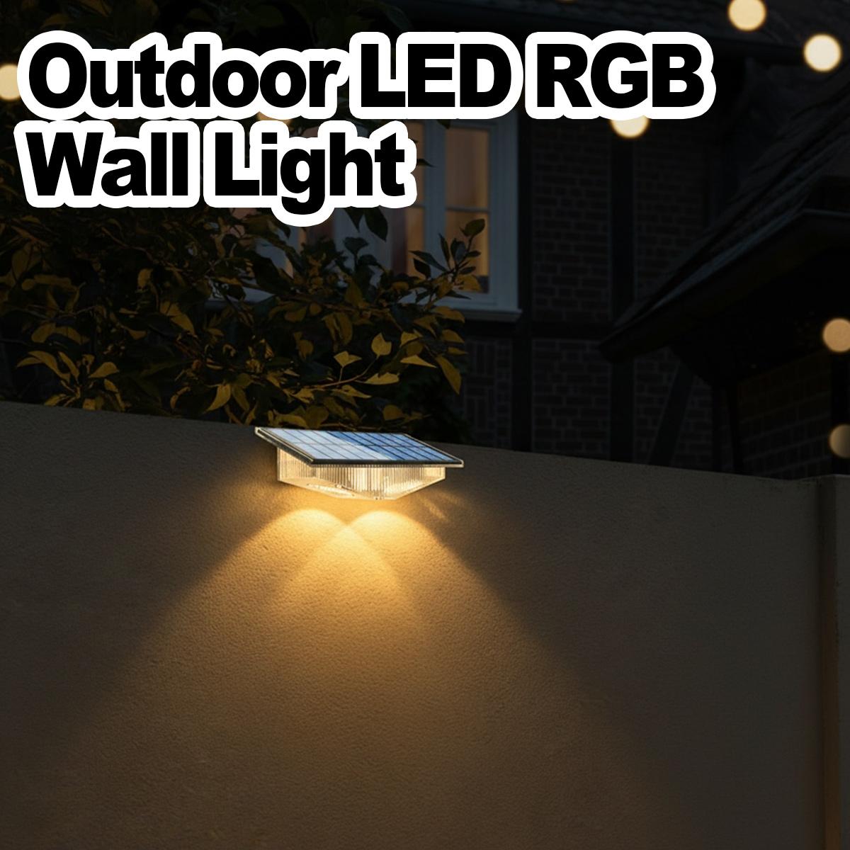 Luces solares para valla, lámp - Outdoor Yard Lighting Fixtures reseña y precio