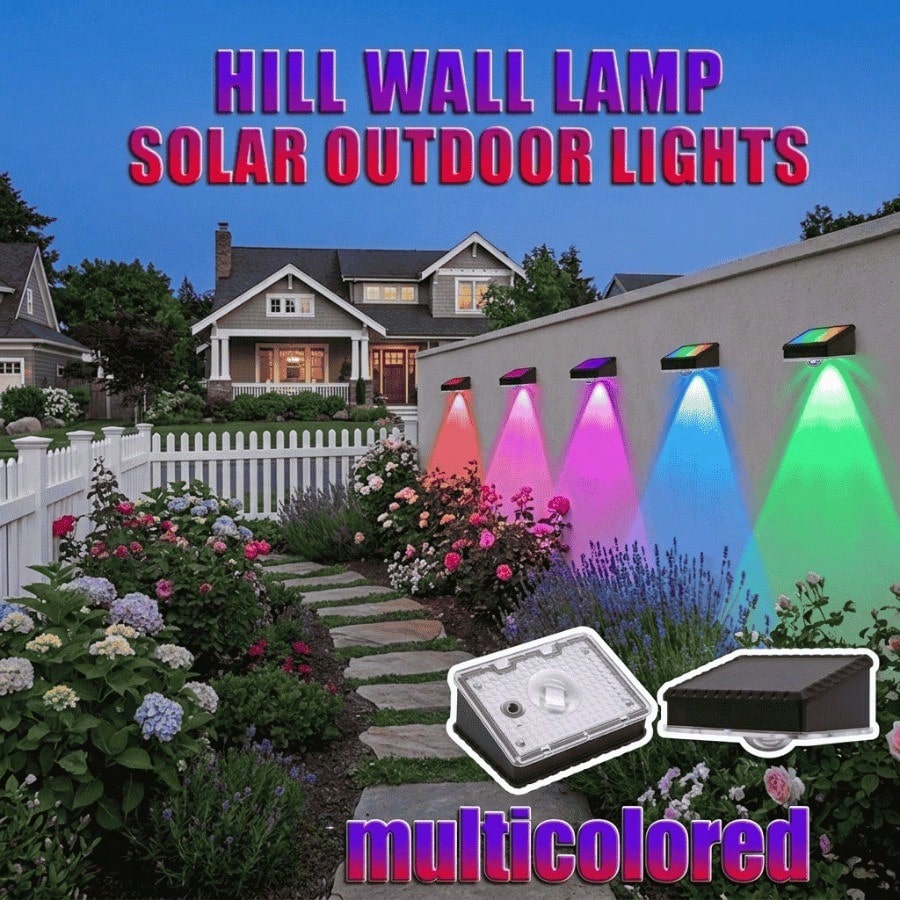 Paquete de 4 Luces Solares par - Color Changing Outdoor reseña y precio