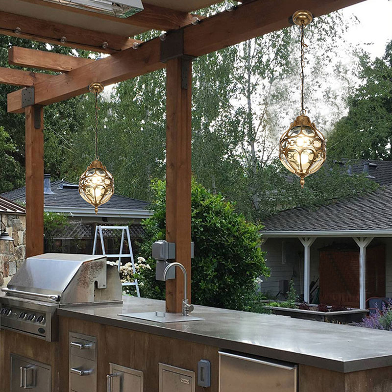 Lámpara de Techo Impermeable A - Outdoor Lighting Chandelier reseña y precio