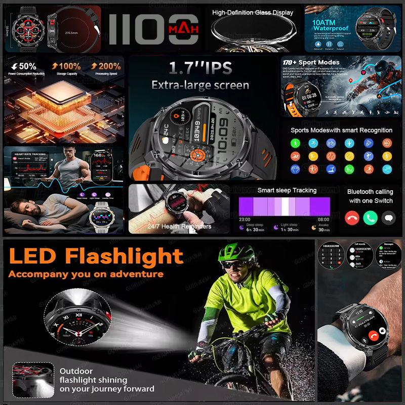 T-REX 3 reloj inteligente mili - Outdoor Lighting Japan reseña y precio