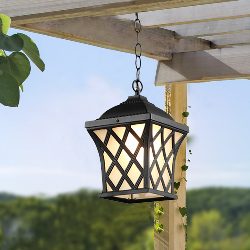 Lámparas Colgantes LED Retro E - Outdoor Lighting Chandelier reseña y precio
