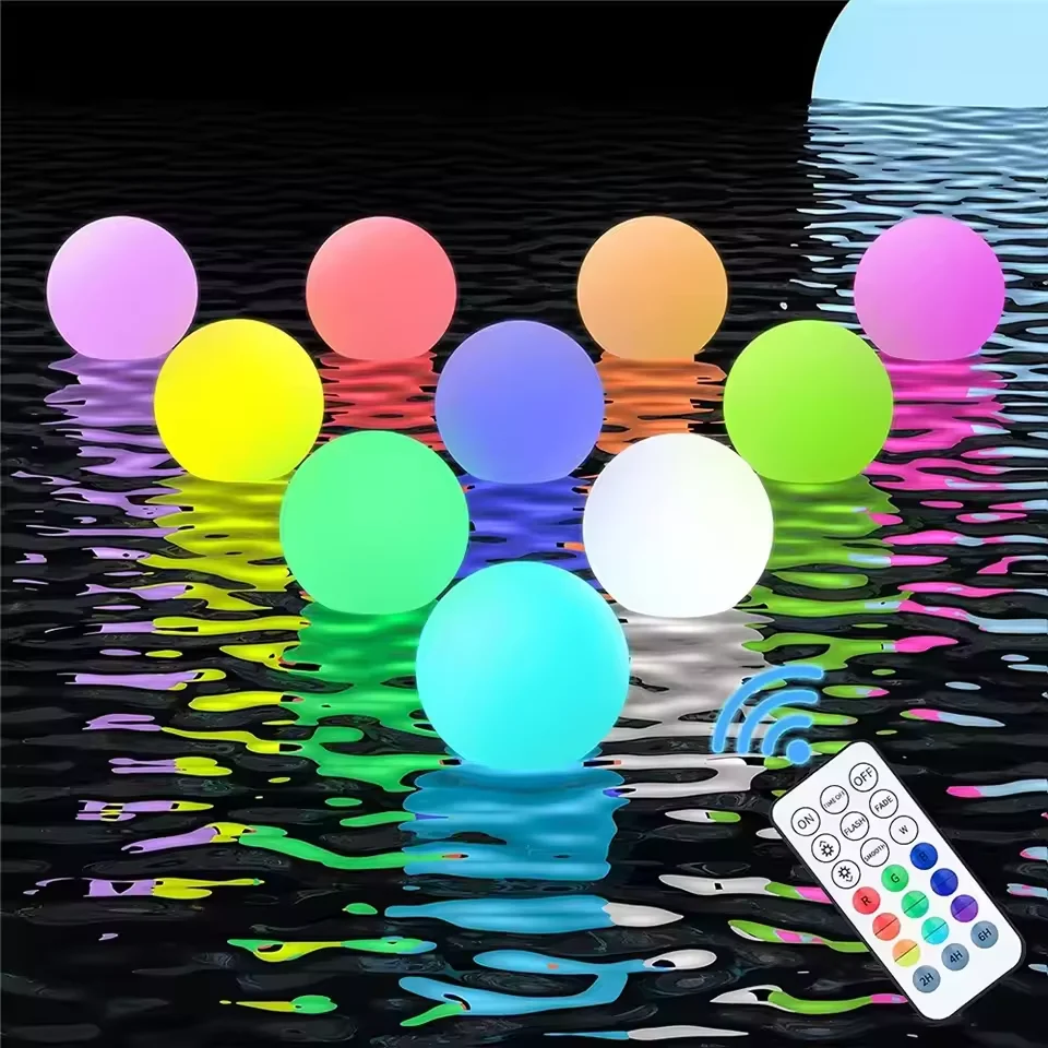 Luces flotantes para piscina c - Outdoor Lighting Around Pool reseña y precio