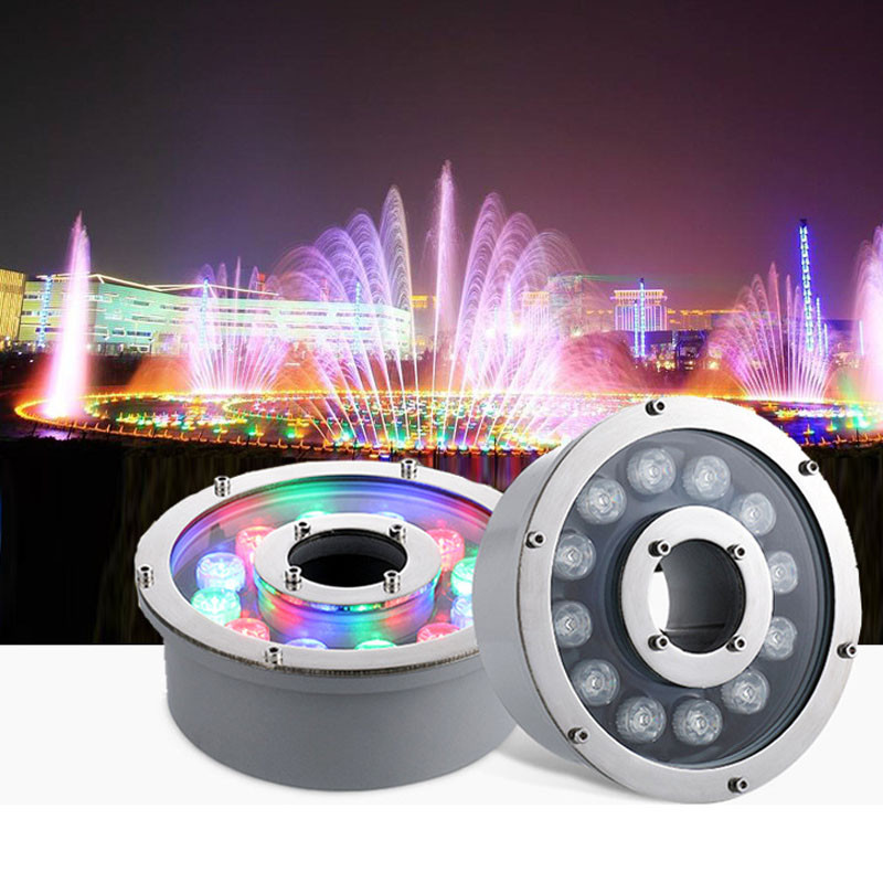 Lámparas de fuente LED sumergi - Outdoor Lighting Around Pool reseña y precio
