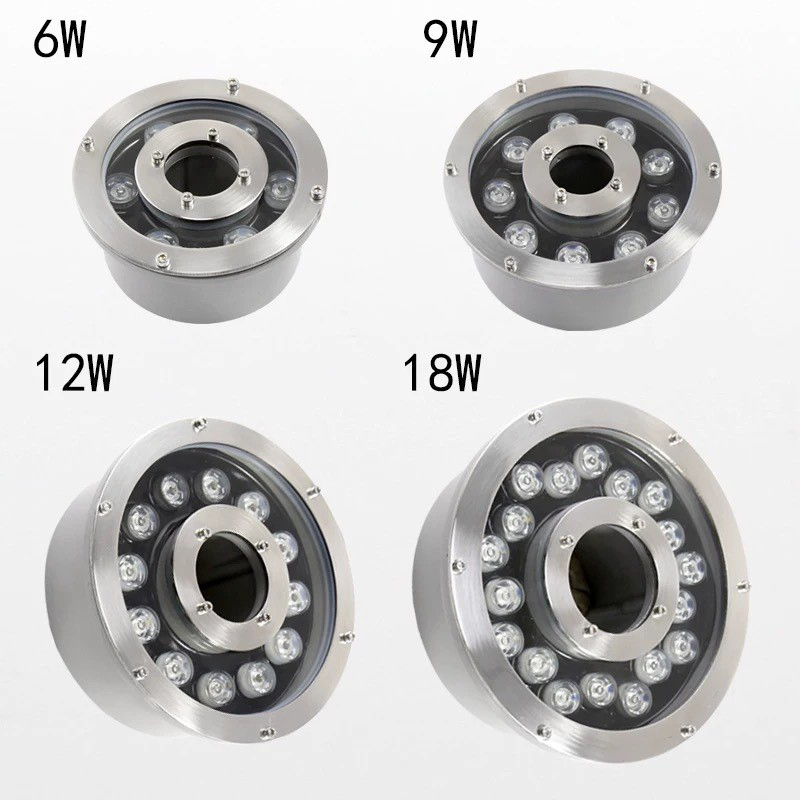 Lámparas de fuente LED sumergi - Outdoor Lighting Around Pool reseña y precio