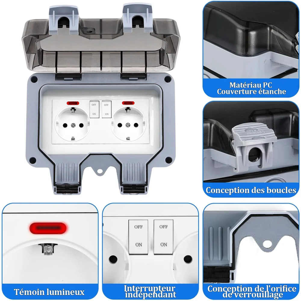 Enchufe Exterior de Estilo Eur - Outdoor Lighting Switch reseña y precio