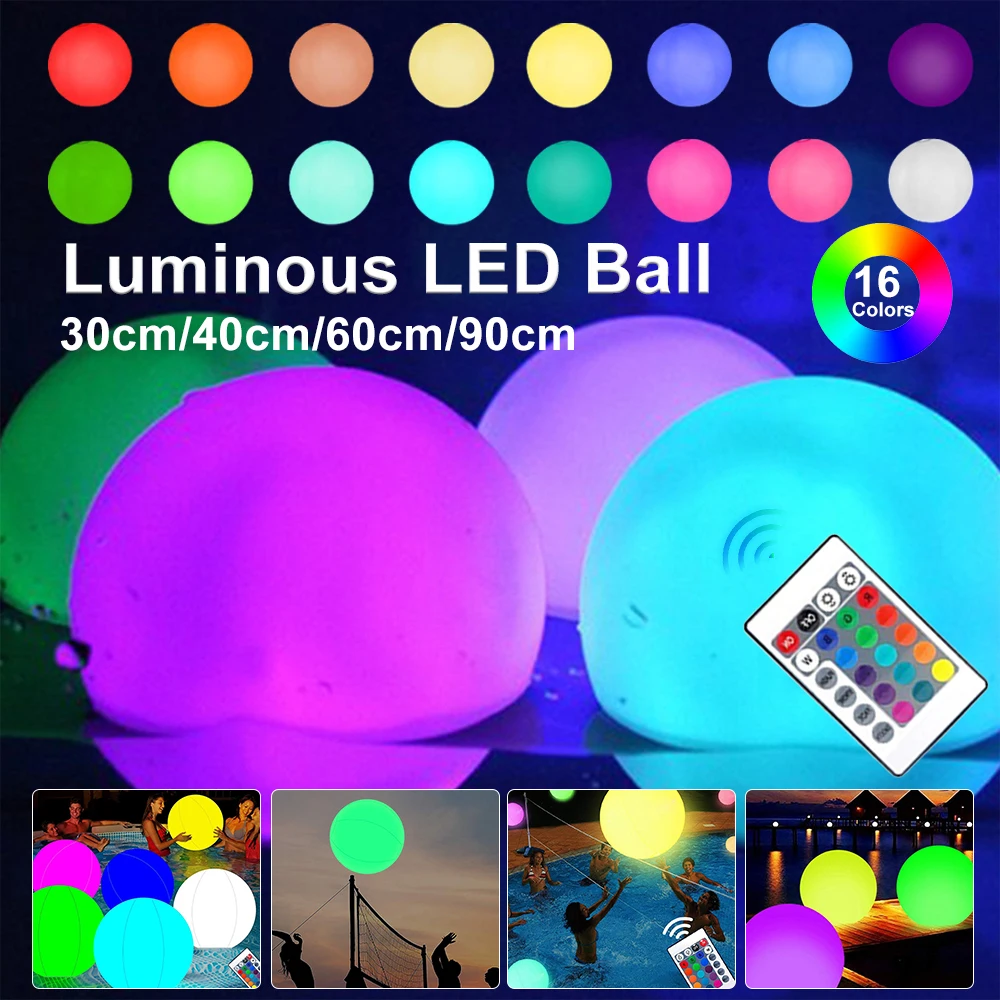 Bola de lanzamiento LED lumino - Outdoor Lighting Around Pool reseña y precio