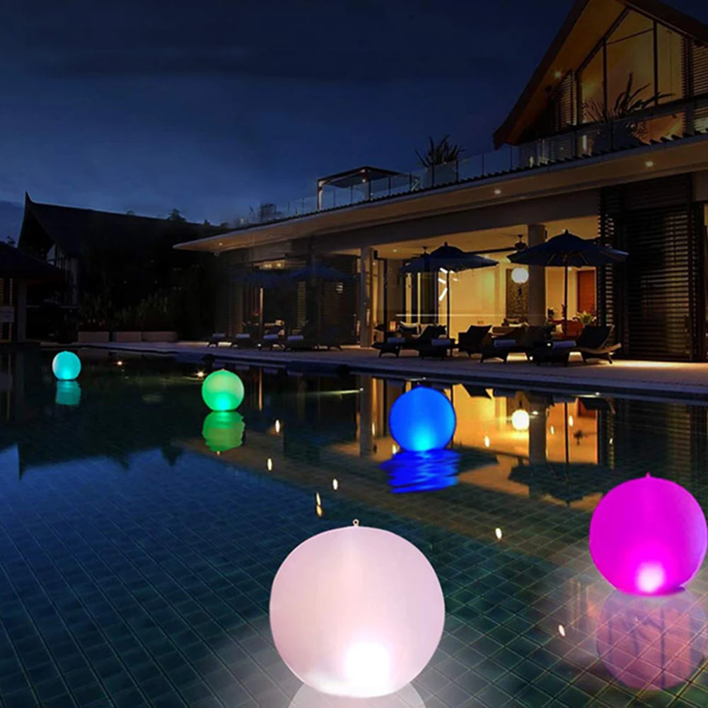 Bola de lanzamiento LED lumino - Outdoor Lighting Around Pool reseña y precio