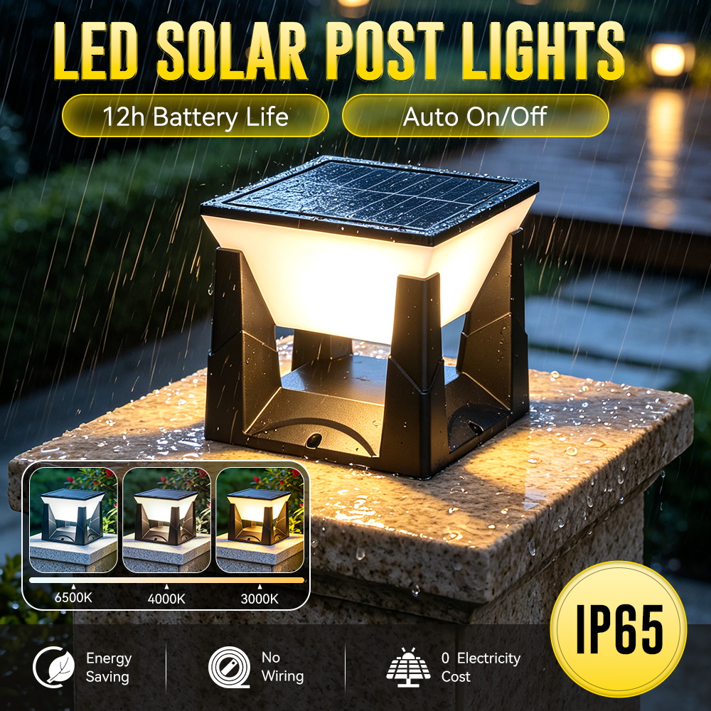 Lámpara Solar de 3 Colores par - Outdoor Yard Lighting Fixtures reseña y precio