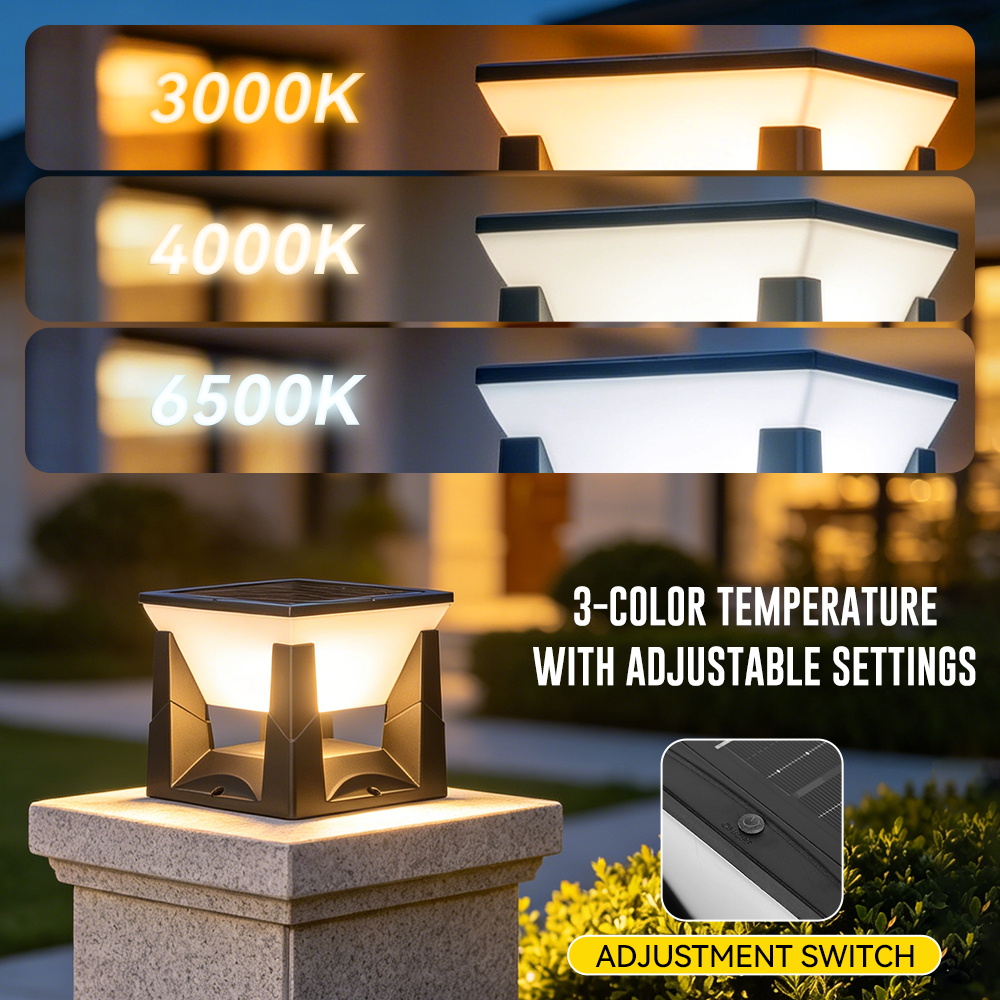 Lámpara Solar de 3 Colores par - Outdoor Yard Lighting Fixtures reseña y precio