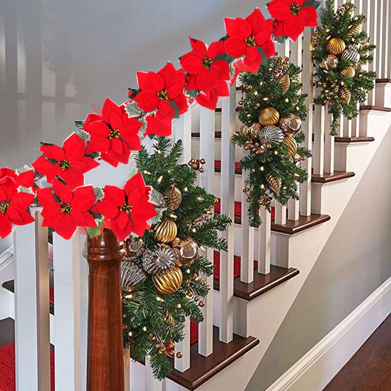 Guirnalda de flores de Pascua  - Xmas Outdoor Lighting Decorations reseña y precio