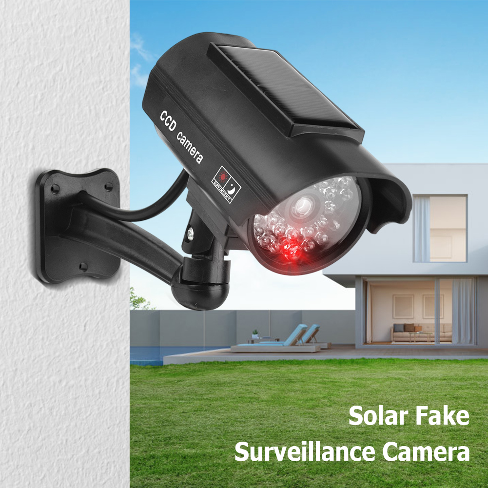 Cámara de seguridad falsa con  - Outdoor Lighting And Camera reseña y precio