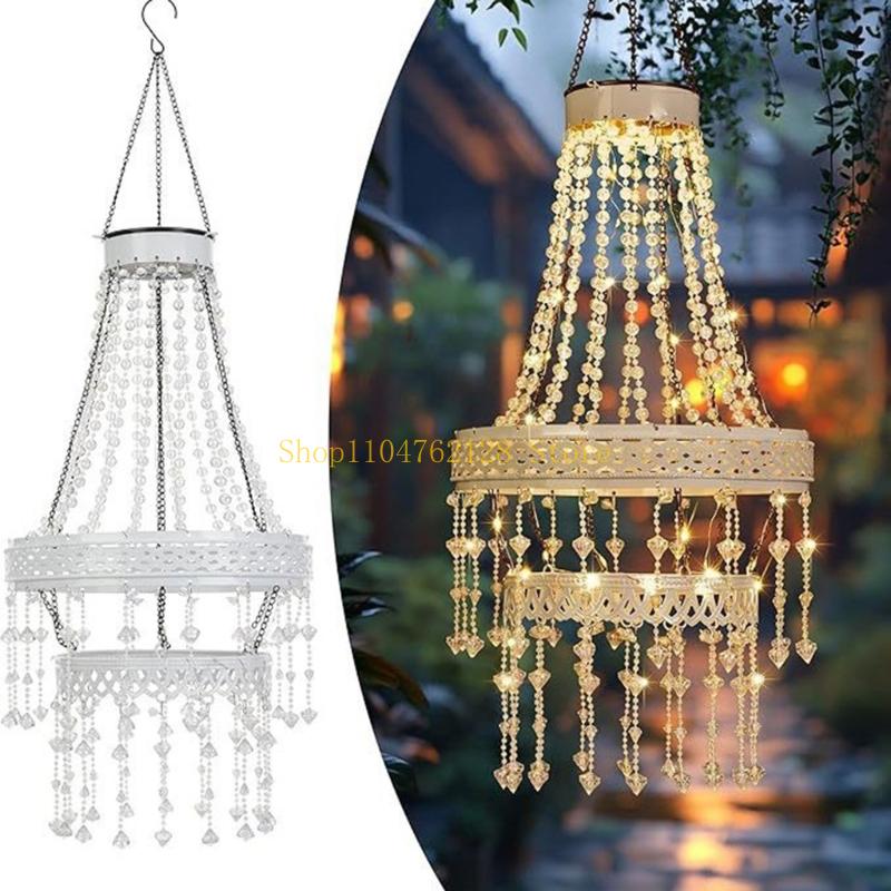 Lámpara porche solar para exte - Outdoor Lighting Chandelier reseña y precio