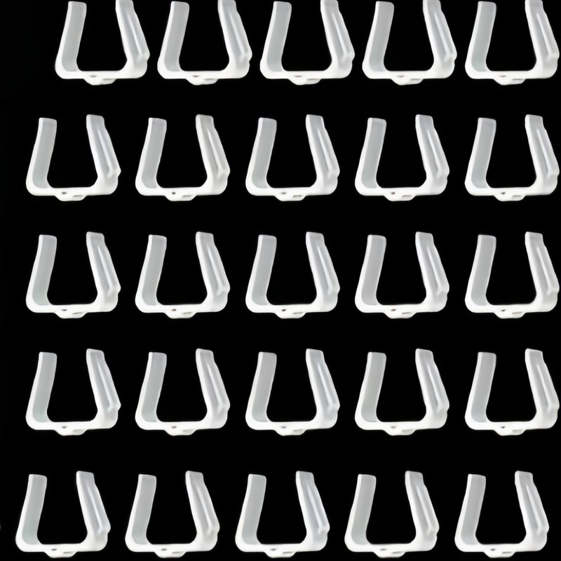 Paquete de 80 clips blancos pa - Outdoor Lighting For Fence reseña y precio
