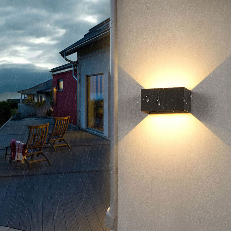 12W LED arriba abajo luz de pa - Outdoor Yard Lighting Fixtures reseña y precio
