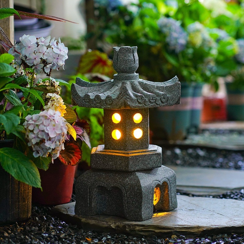 Lámpara solar para jardín, luz - Outdoor Lighting Japan reseña y precio