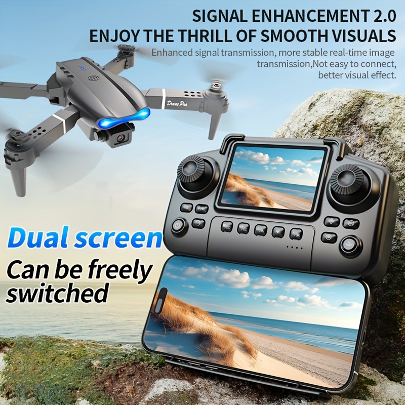 Dron plegable E99 PRO MAX con  - Outdoor Lighting And Camera reseña y precio