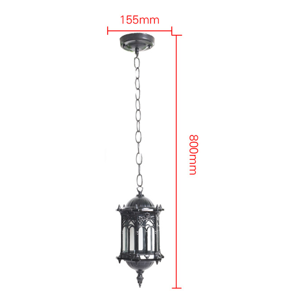 SANDIY Lámpara colgante para e - Outdoor Lighting Chandelier reseña y precio