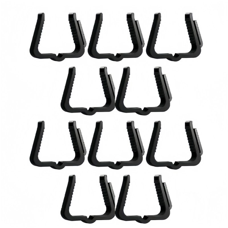 90 clips negros para luces de  - Outdoor Lighting For Fence reseña y precio