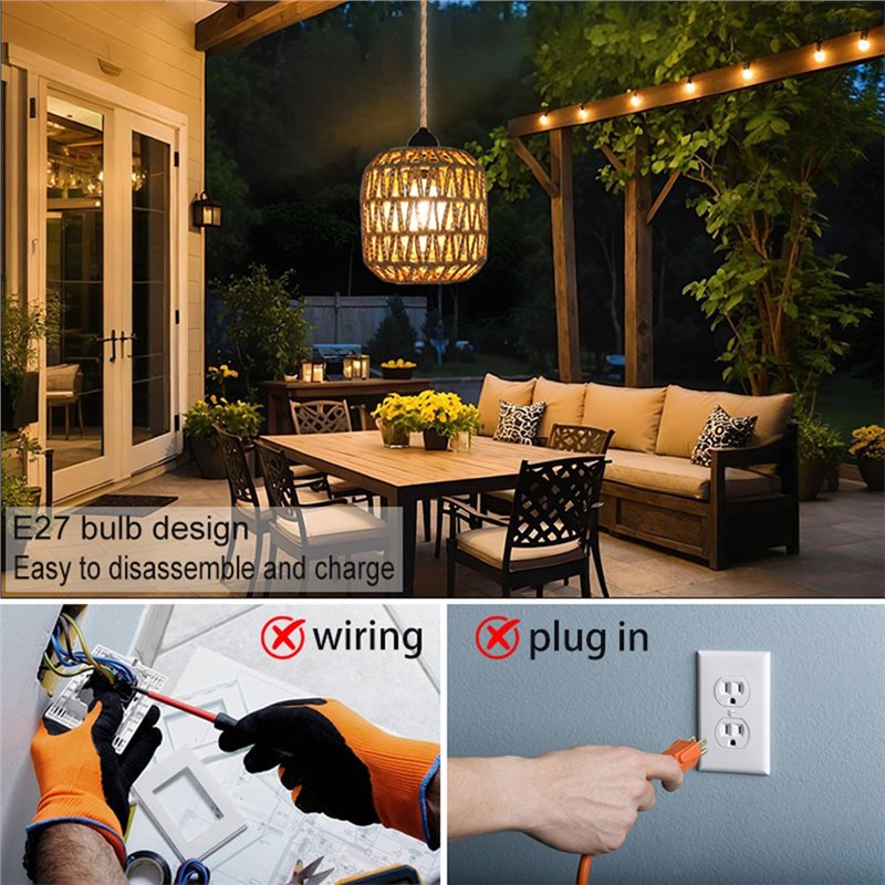 Lámpara de Techo para Exterior - Outdoor Lighting Chandelier reseña y precio
