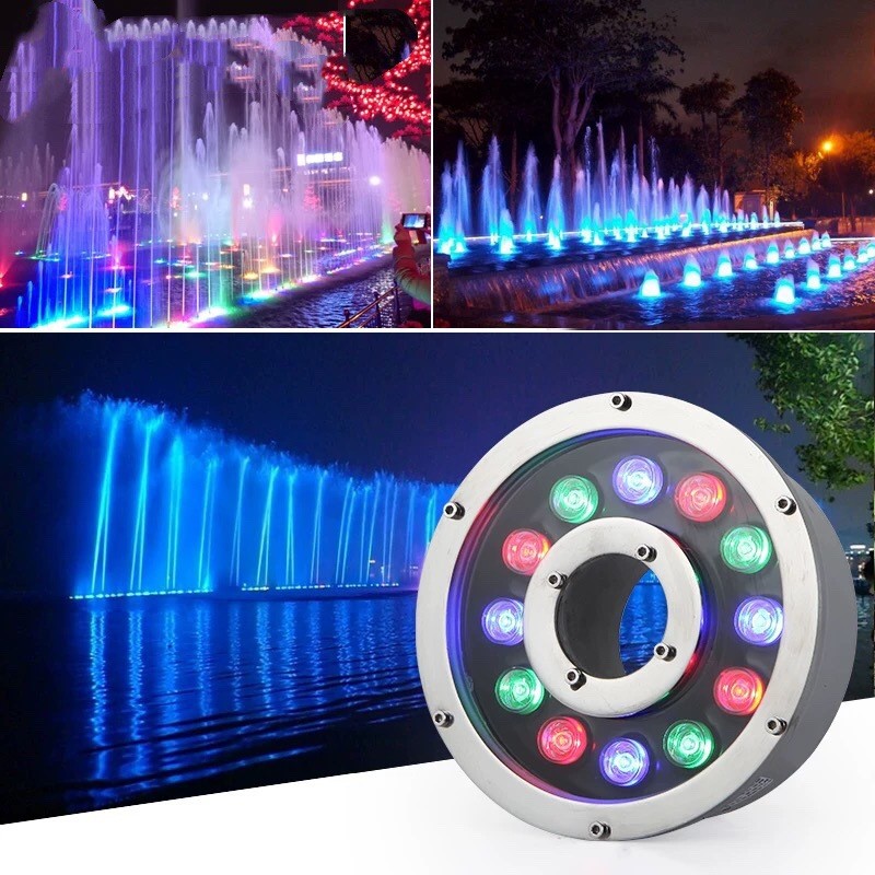 Lámparas LED RGB para Fuentes, - Outdoor Lighting Around Pool reseña y precio