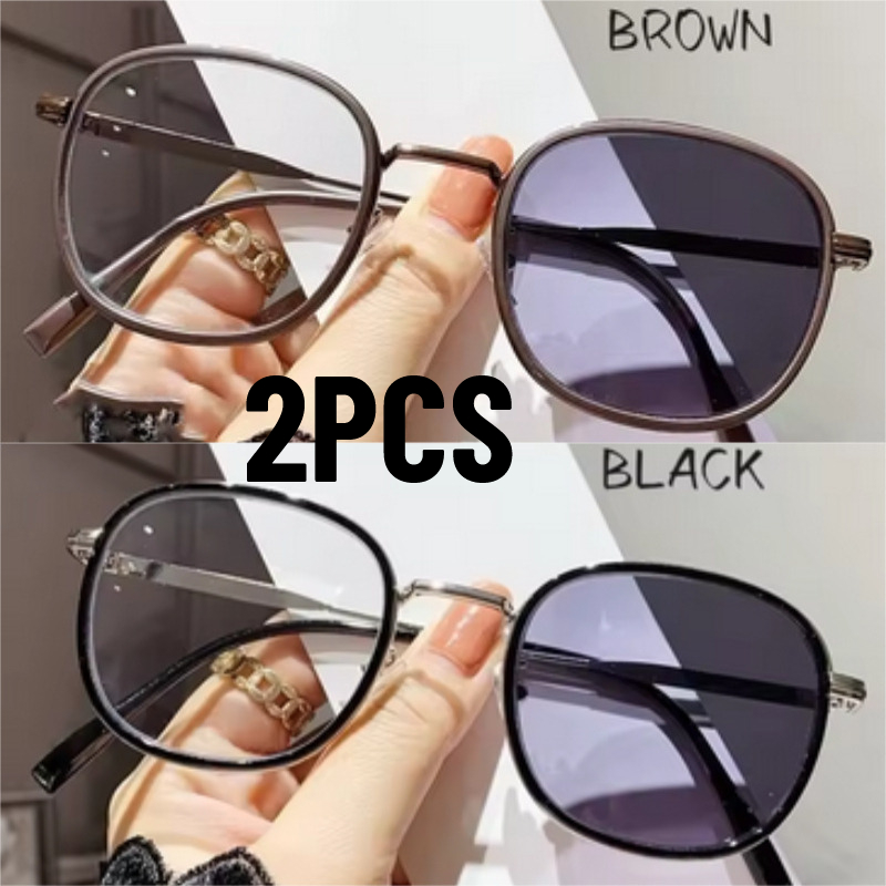 2 Pares de Gafas Retro Cuadrad - Color Changing Outdoor reseña y precio