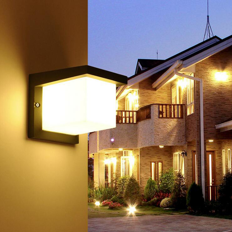 Aplique de pared LED para Exte - Outdoor Yard Lighting Fixtures reseña y precio