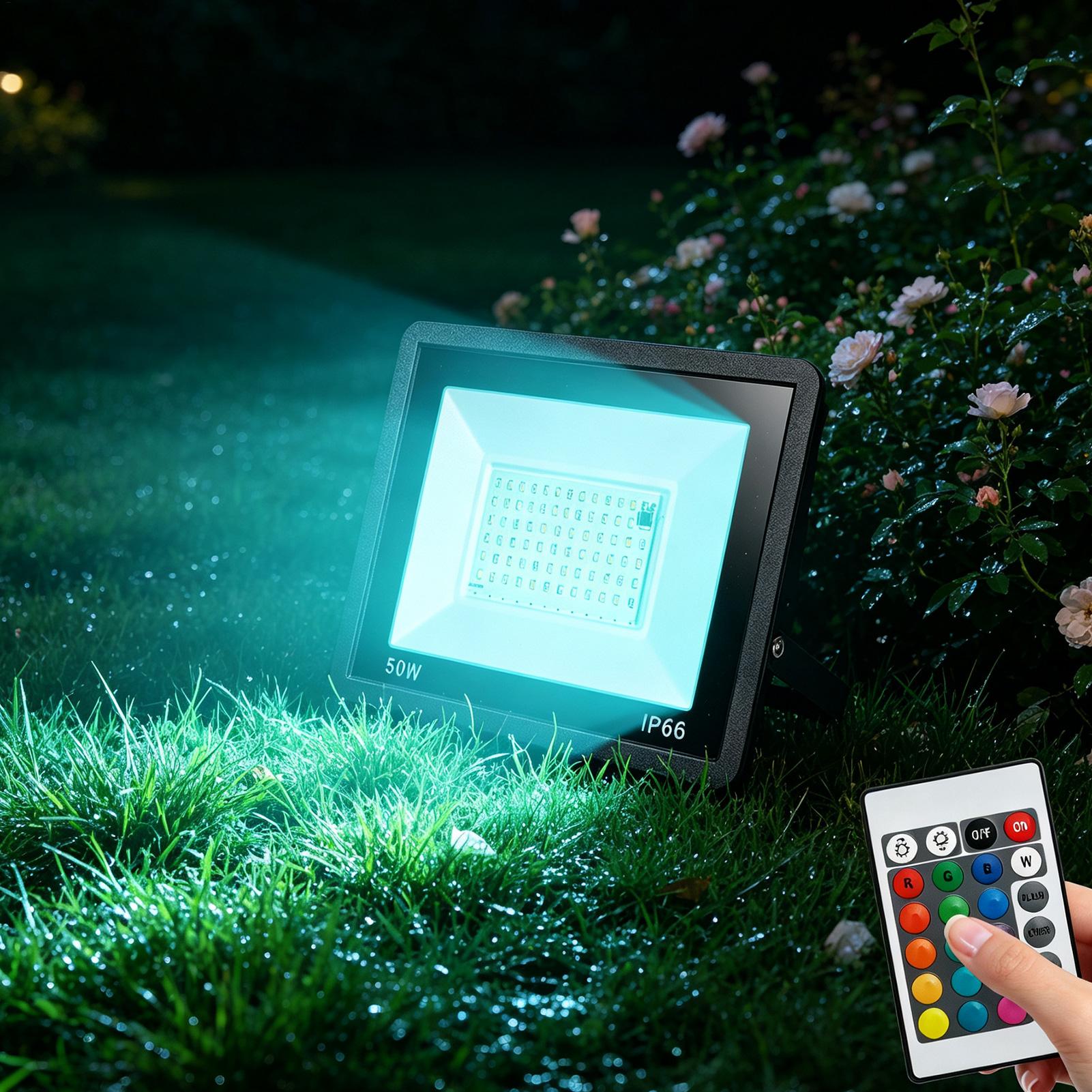 Reflector LED para exteriores  - Outdoor Yard Lighting Fixtures reseña y precio