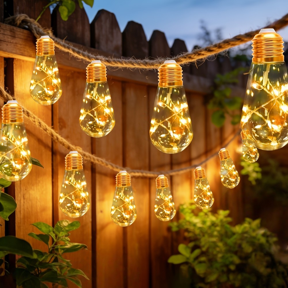 Guirnalda de Luces Solares par - Outdoor Lighting For Fence reseña y precio