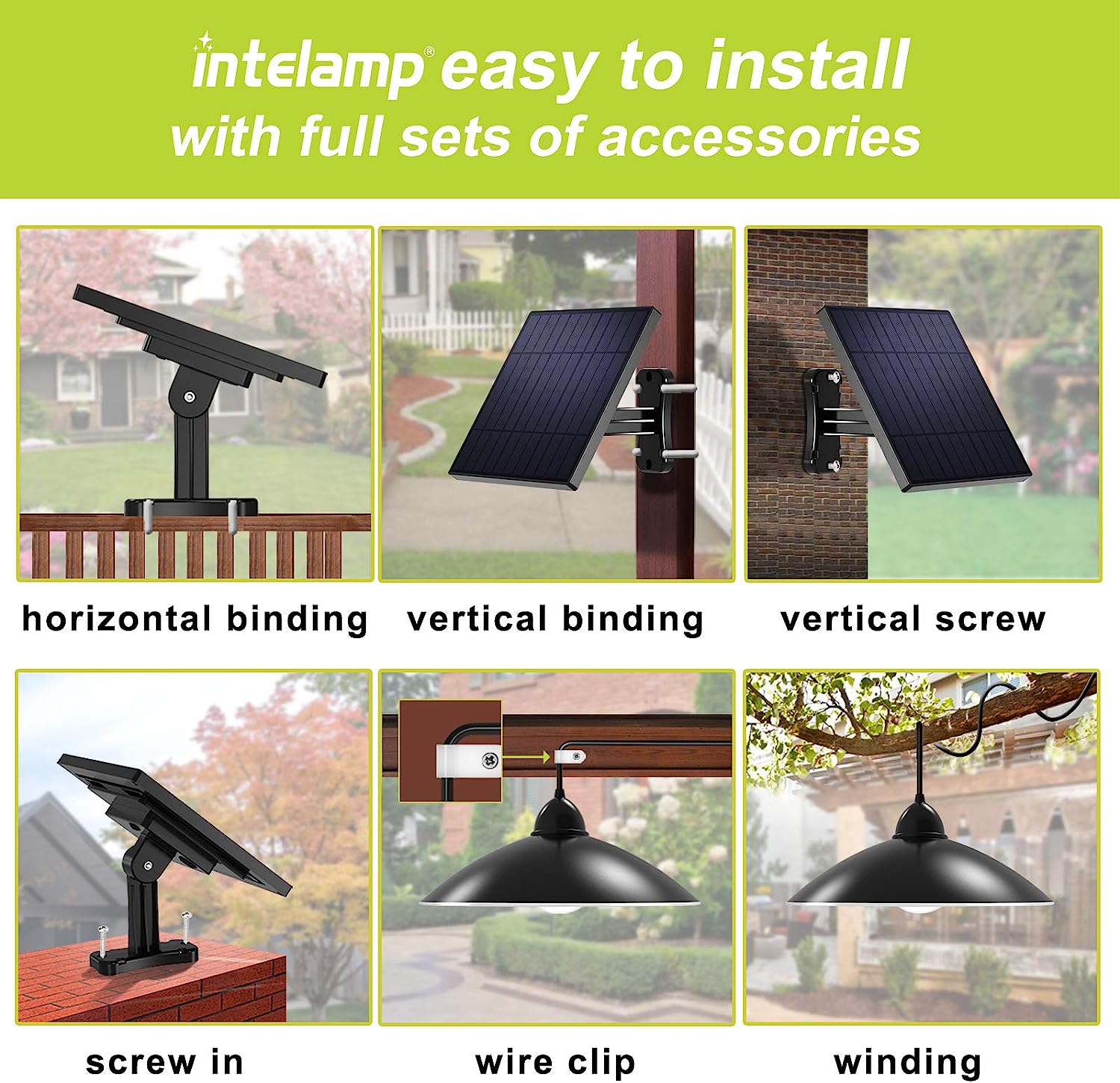 Lámparas colgantes solares int - Outdoor Lighting Chandelier reseña y precio