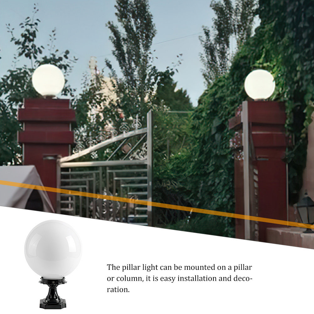 Lámpara de Poste para Exterior - Outdoor Yard Lighting Fixtures reseña y precio