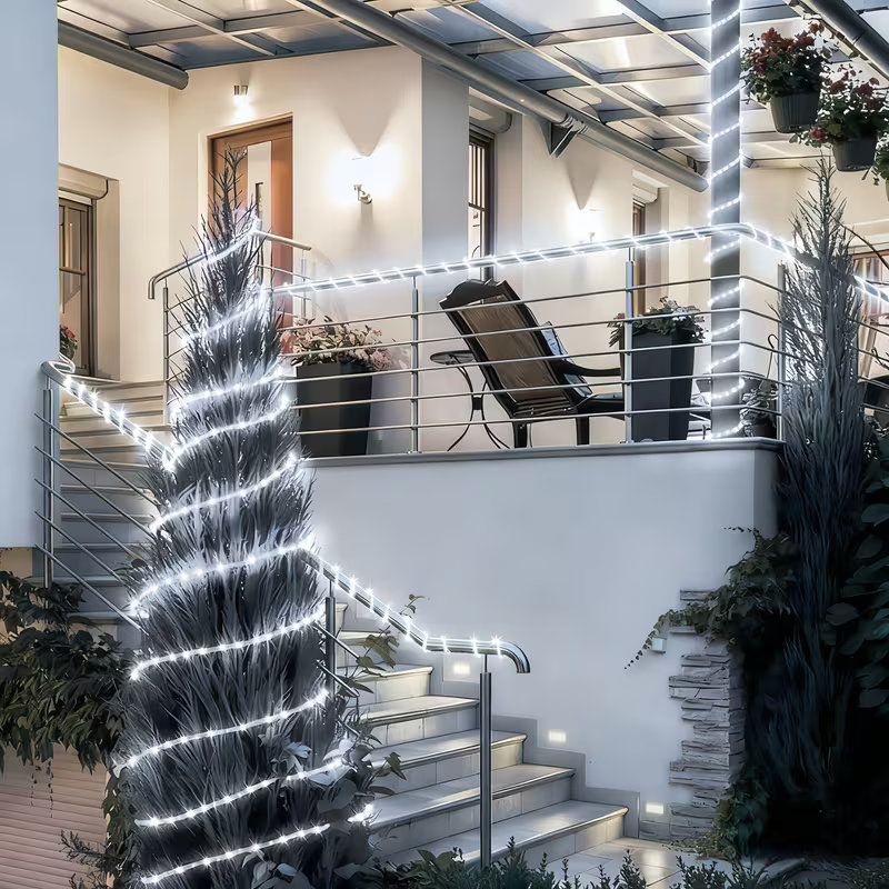 Guirnaldas de Luces Solares de - Outdoor Lighting For Fence reseña y precio