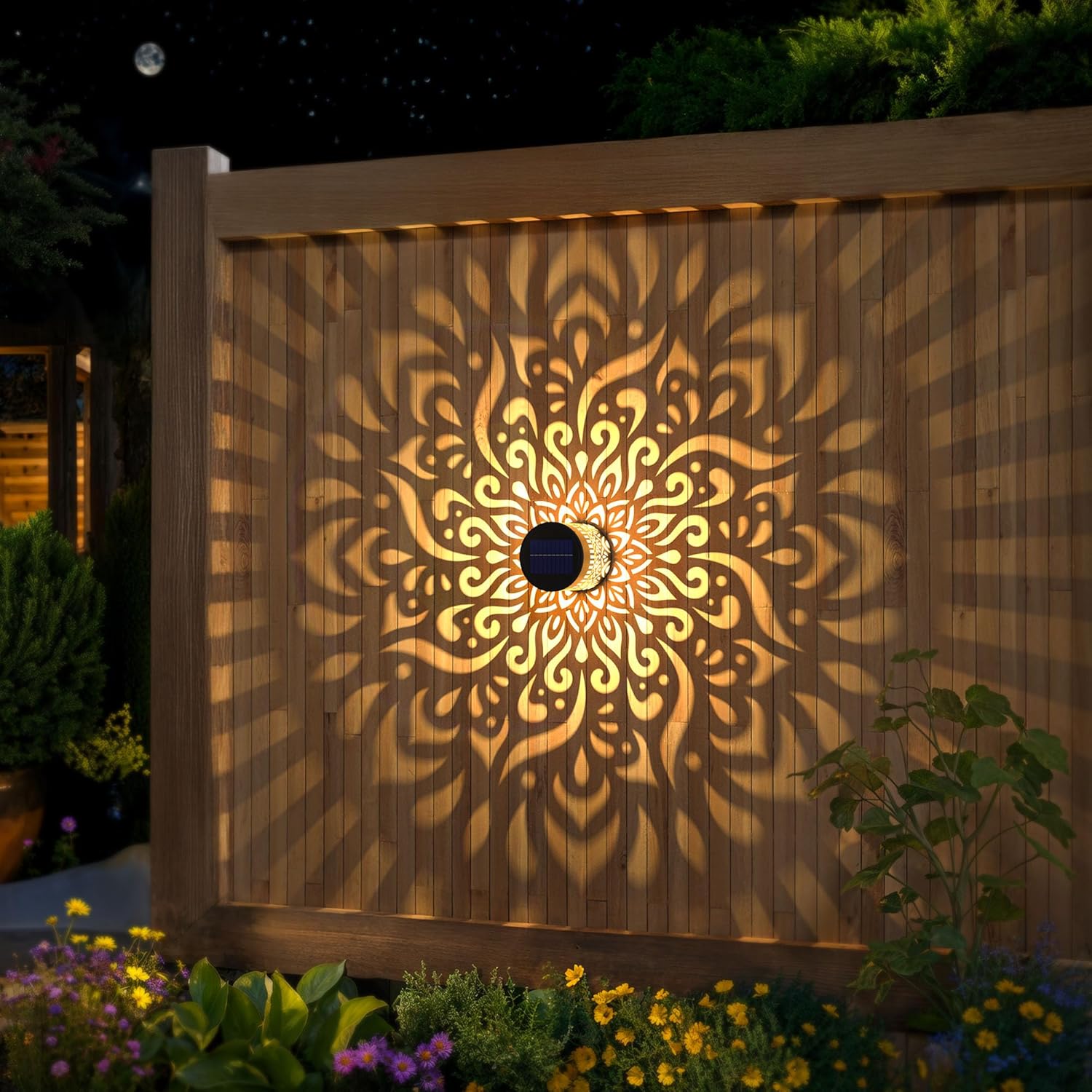 Paquete de 2 luces solares par - Outdoor Lighting Deck reseña y precio
