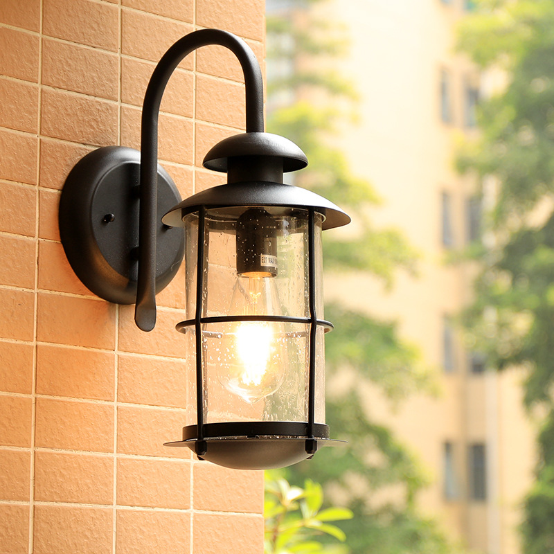Lámpara de Pared Vintage E27,  - Outdoor Yard Lighting Fixtures reseña y precio