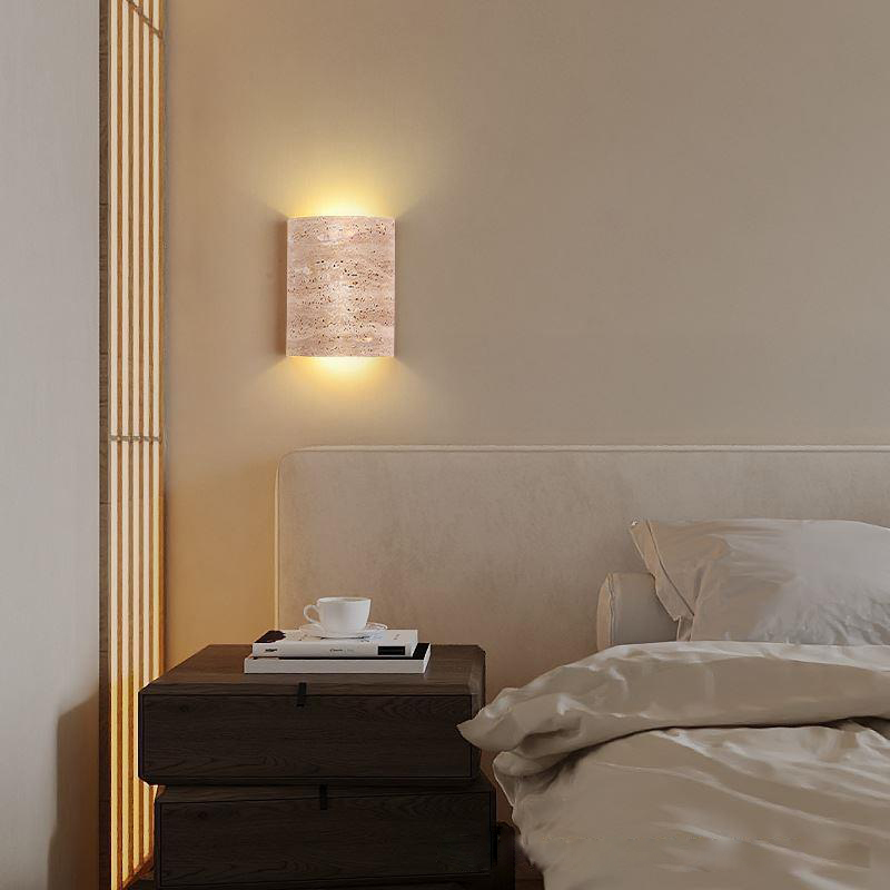 Lámpara de Pared de Travertino - Outdoor Lighting Japan reseña y precio